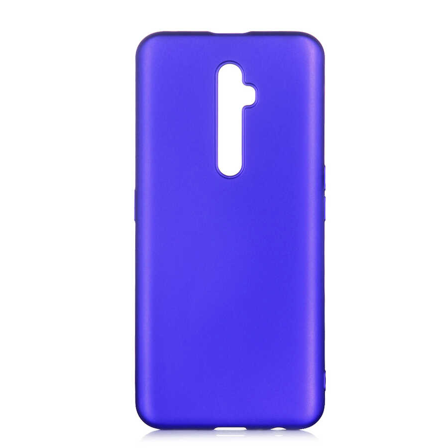 Oppo Reno 2Z Kılıf Zore Premier Silikon Kapak - Saks Mavi