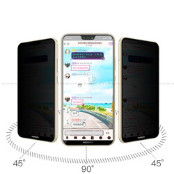 Huawei Mate 20 Lite Zore New 5D Privacy Temperli Ekran Koruyucu - Thumbnail
