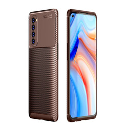 Oppo Reno 4 Pro 4G Case Zore Negro Silicon Cover - Zore