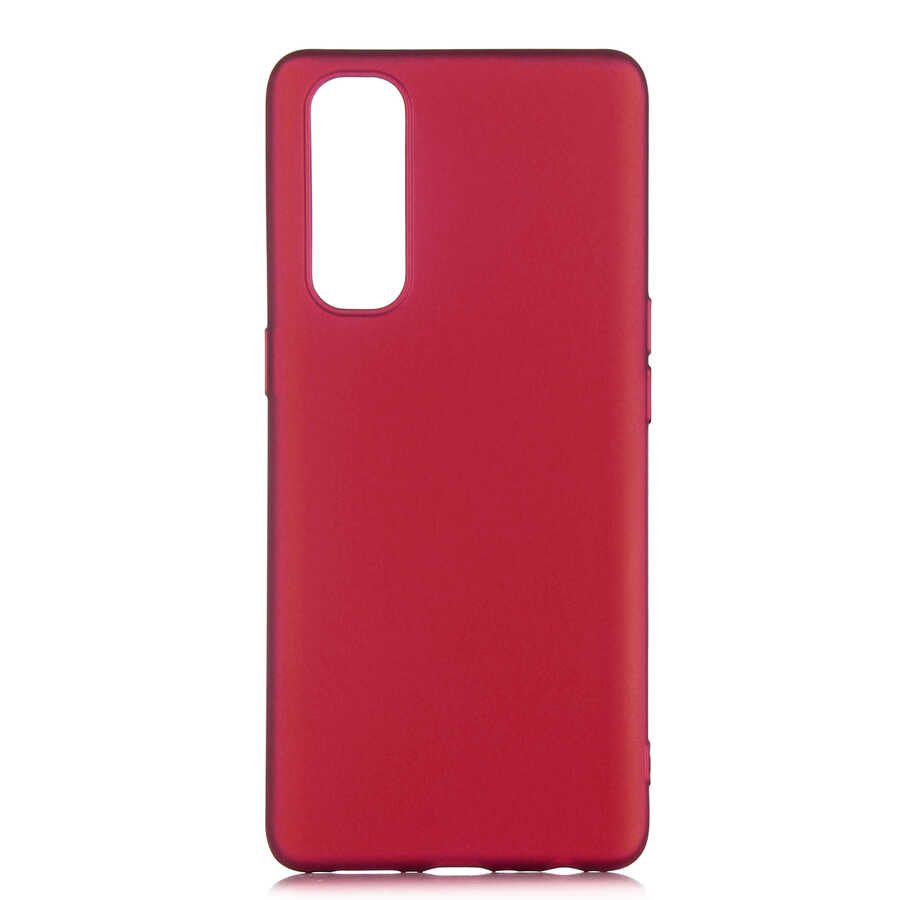 Oppo Reno 4 Pro 4G Kılıf Zore Premier Silikon Kapak - Mürdüm