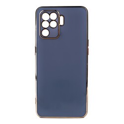 Oppo Reno 5 Lite Case Zore Bark Cover Light Blue