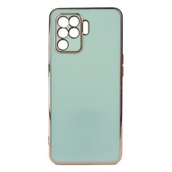 Oppo Reno 5 Lite Kılıf Zore Bark Kapak Açık Yeşil