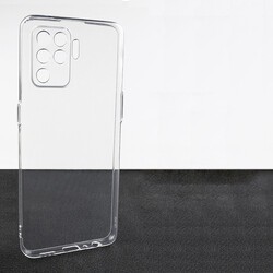 Oppo Reno 5 Lite Kılıf Zore Kamera Korumalı Süper Silikon Kapak - 5