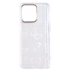 Oppo Reno 5 Lite Kılıf Zore Sidney Desenli Sert Kapak - Zore