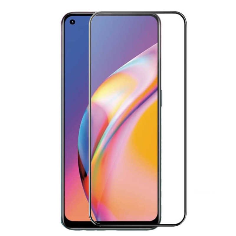 Oppo Reno 6 4G Davin 5D Cam Ekran Koruyucu - Siyah
