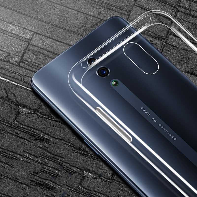 Oppo Reno Kılıf Zore Süper Silikon Kapak - Renksiz