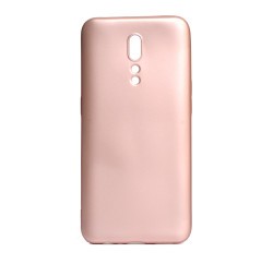 Oppo Reno Z Kılıf Zore Premier Silikon Kapak Rose Gold