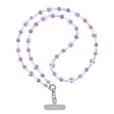 Picocici Lilac Stone Electroplated Watermelon Phone Neck Strap Lanyard - Picocici