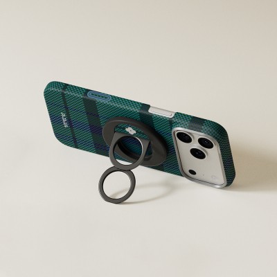 Pitaka Aramid Fiber Flora in Grid Serisi MagEZ Grip 3 Magnetik Ring Stand Telefon Tutucu - 10
