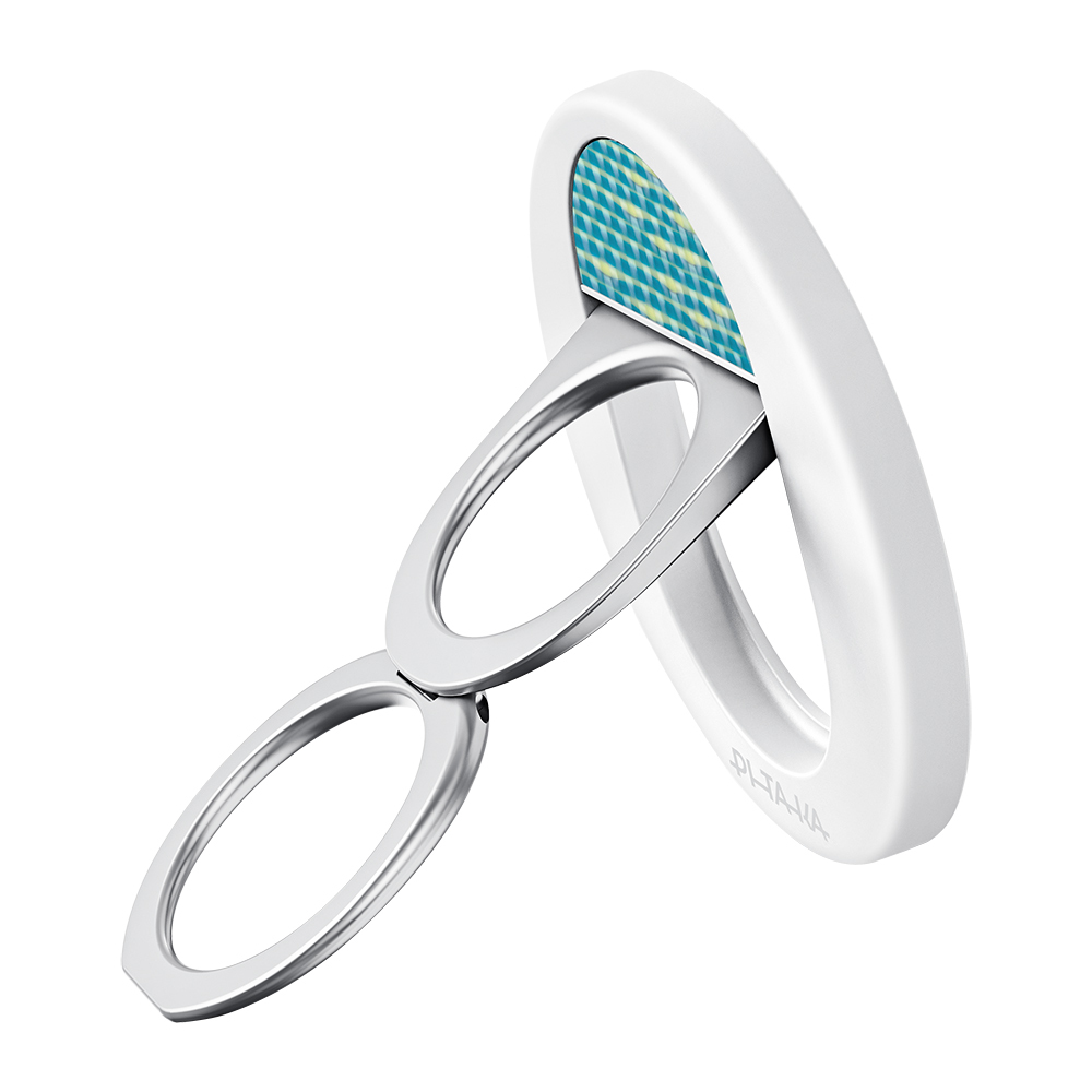 Pitaka Aramid Fiber Glints of Gold Serisi MagEZ Grip 3 Magnetik Ring Stand Telefon Tutucu - Mavi