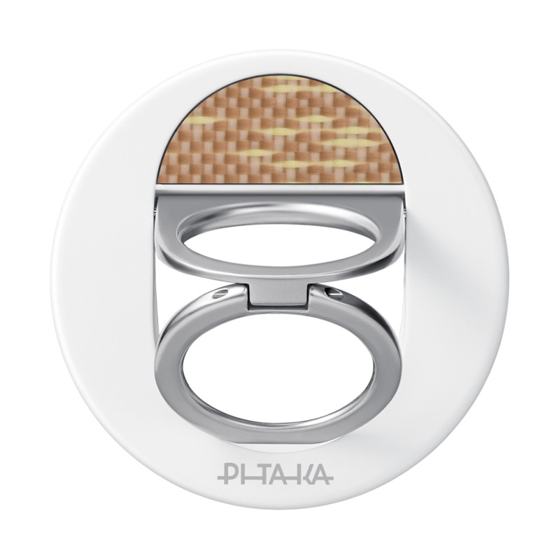 Pitaka Aramid Fiber Glints of Gold Serisi MagEZ Grip 3 Magnetik Ring Stand Telefon Tutucu - 7