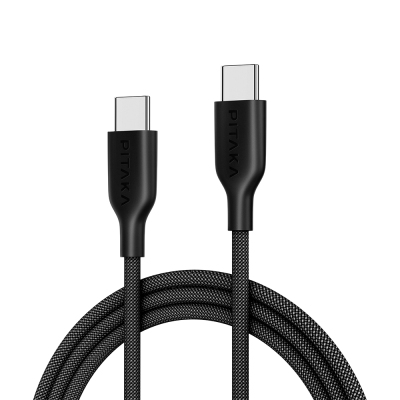 Pitaka Flex Braided Örgülü Tasarımlı Type-C to Type-C PD Data ve Şarj Kablosu 60W 1.2M - Pitaka