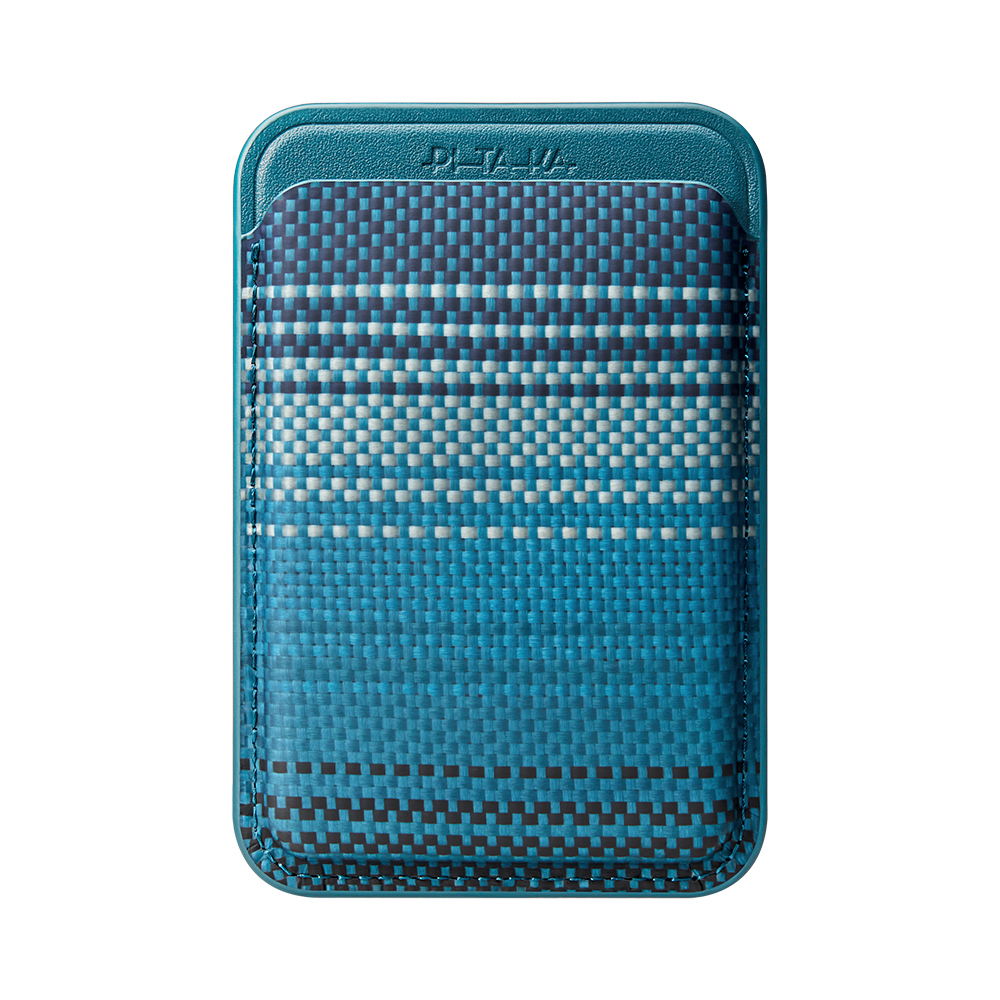 Pitaka Magnetic Woven Serisi Aramid Fiber Magnetik Kartlık - Mavi