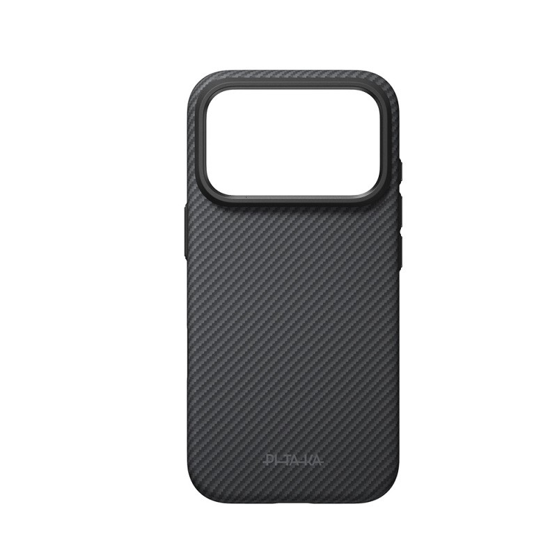 Pitaka Military-Grade Classic Series Case for Apple iPhone 18 Pro – Aramid Carbon Fiber with MagSafe Charging – New Logo Black-Grey Twill Finish - 16