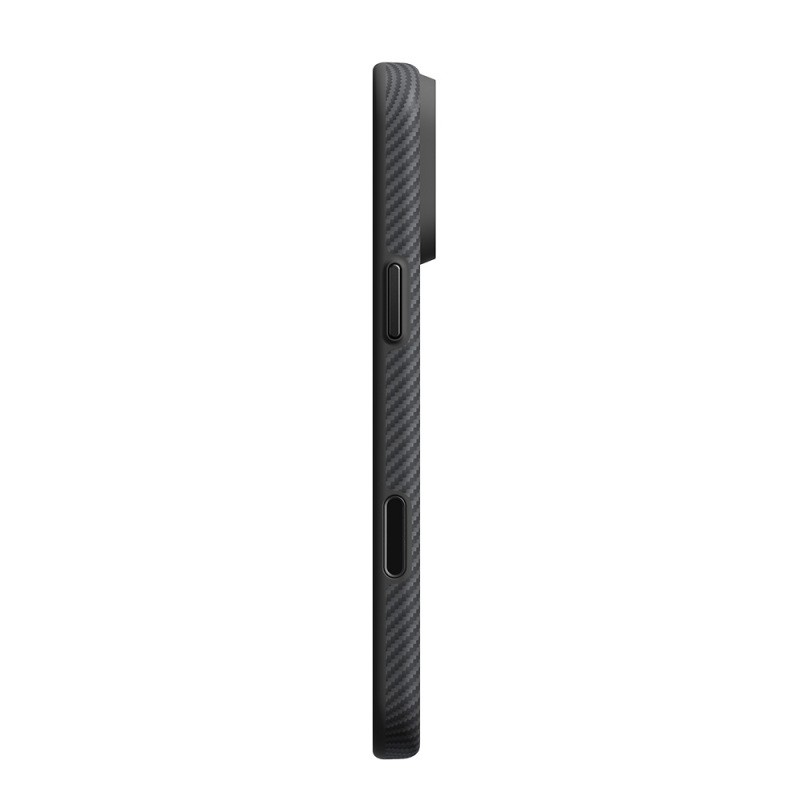 Pitaka Military-Grade Classic Series Case for Apple iPhone 18 Pro – Aramid Carbon Fiber with MagSafe Charging – New Logo Black-Grey Twill Finish - 11