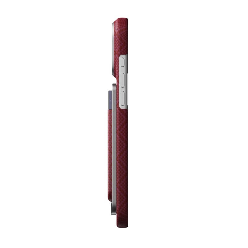 Pitaka Plaud Note Compatible Harvard Crimson Series MagMod Card Holder and Charging Kit - 4