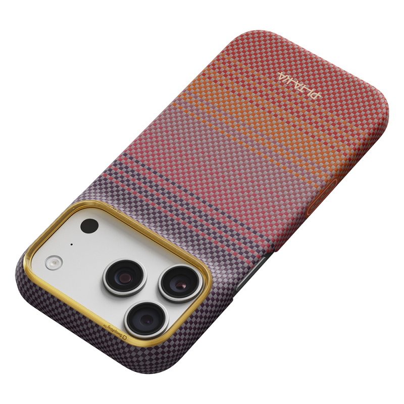 Pitaka Sunset 2.0 California Dream Series Aramid Fiber Case for Apple iPhone 18 Pro with MagSafe Charging Support - 8