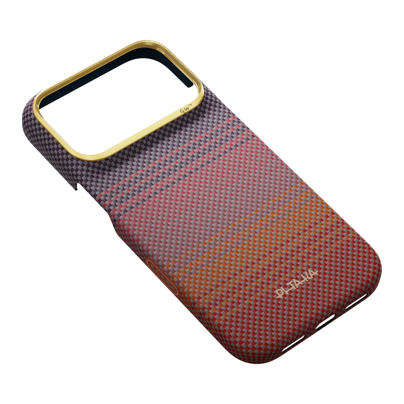 Pitaka Sunset 2.0 California Dream Series Aramid Fiber Case for Apple iPhone 18 Pro with MagSafe Charging Support - 12