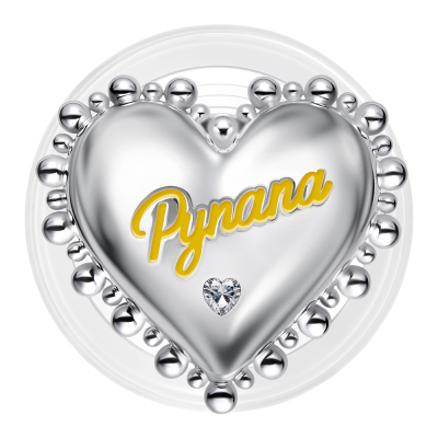 Pynana BubbleHeart 360 Derece Dönebilen Magnetik Ring Stand Telefon Tutucu - Pynana