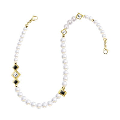 Pynana Free Diamond series pearl stone phone neck hanger rope - Pynana