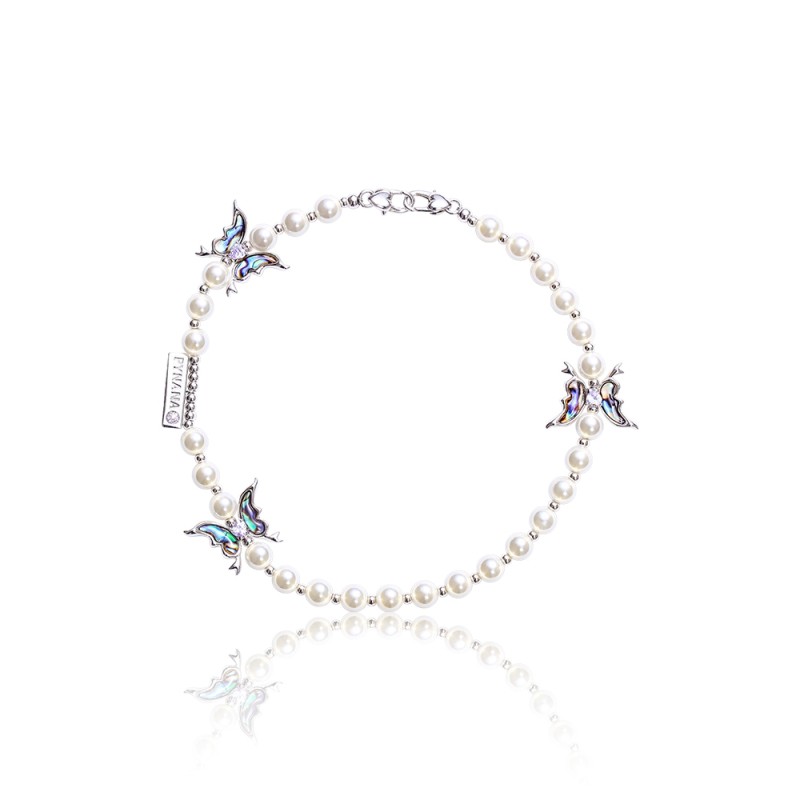 Pynana Gauzy Dream Series Multifunctional Pearl Stone Phone Neck Hang Rope - 6