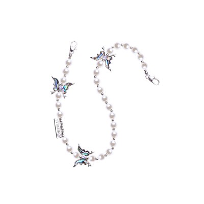 Pynana Gauzy Dream Series Multifunctional Pearl Stone Phone Neck Hang Rope - 2