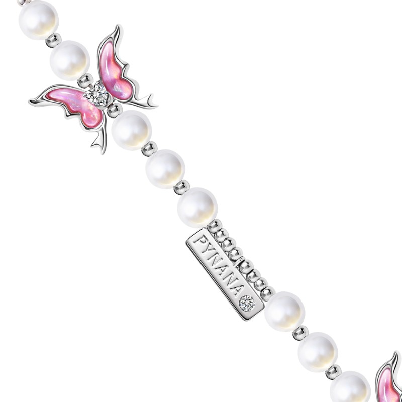 Pynana Gauzy Dream Series Multifunctional Pearl Stone Phone Neck Hang Rope - 10