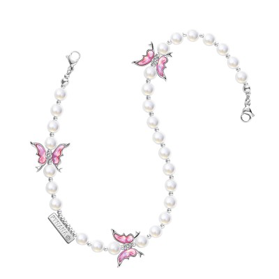 Pynana Gauzy Dream Series Multifunctional Pearl Stone Phone Neck Hang Rope - 12