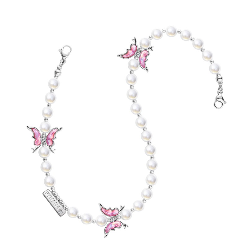 Pynana Gauzy Dream Series Multifunctional Pearl Stone Phone Neck Hang Rope - 3