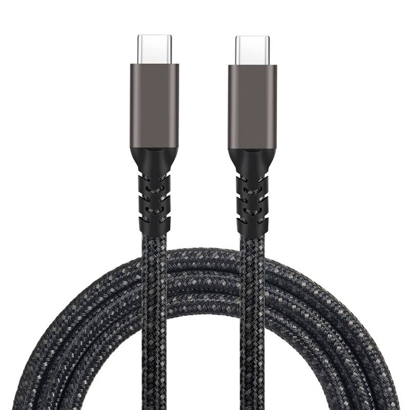Qgeem 2.Jenerasyon Type-C to Type-C USB3.2 PD Data Kablosu 100W 20Gbps 4K@60Hz 3 Metre - 1
