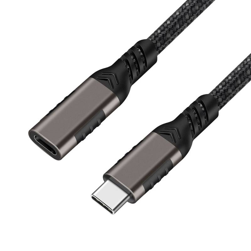 Qgeem Extension USB3.2 Type-C PD Uzatma Kablosu 100W 20Gbps 4K@60Hz 1.5 Metre - 7