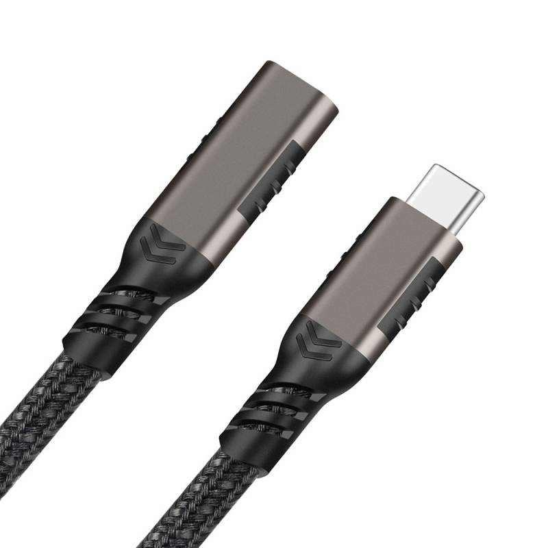 Qgeem Extension USB3.2 Type-C PD Uzatma Kablosu 100W 20Gbps 4K@60Hz 3 Metre - 8
