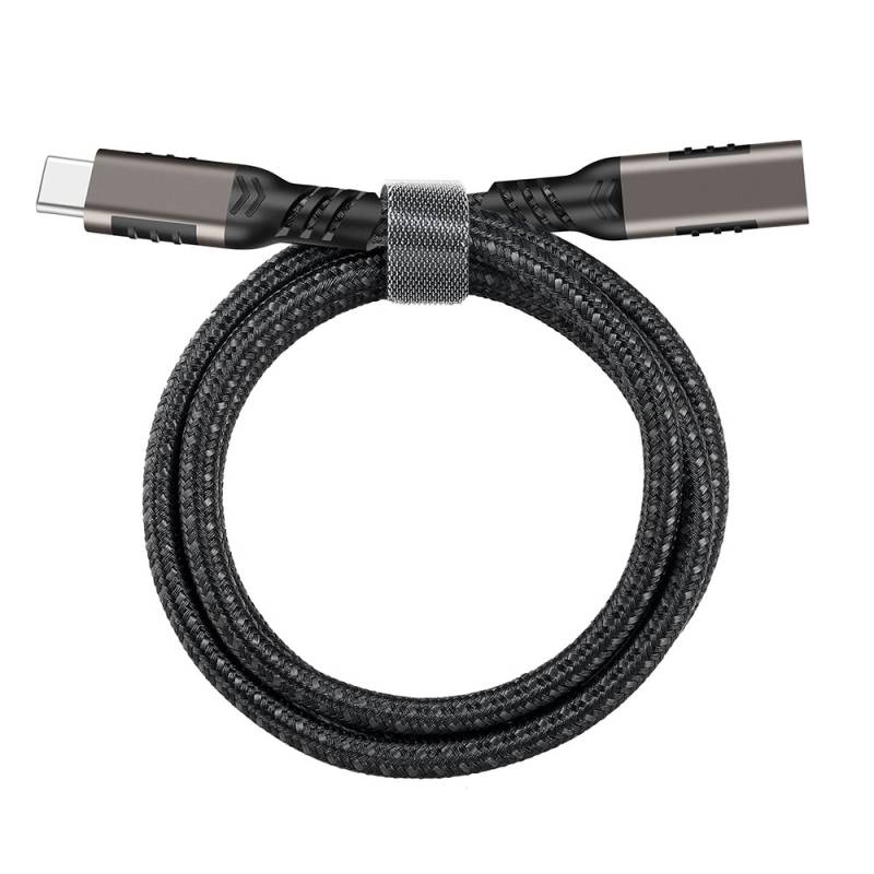 Qgeem Extension USB3.2 Type-C PD Uzatma Kablosu 100W 20Gbps 4K@60Hz 3 Metre - 10
