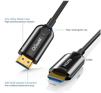 Qgeem QG-AV15 HDMI Kablo 10M