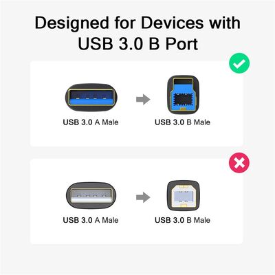 Qgeem QG-CVQ20 Usb Type-A To Usb Type-B Kablo 1.83M - 5