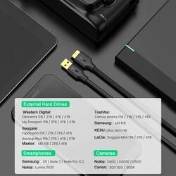 Qgeem QG-CVQ22 Usb To Micro Usb Kablo 1.83M - 2
