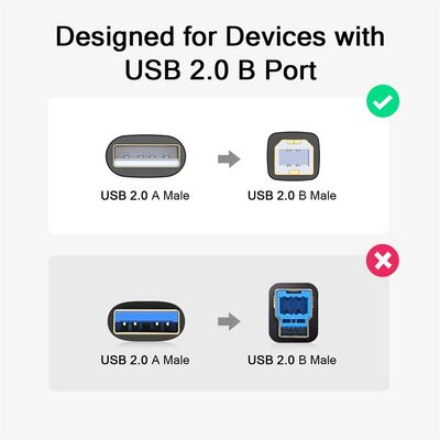 Qgeem QG-CVQ23 Usb Type-A To Usb Type-B Kablo 4.57M - 7
