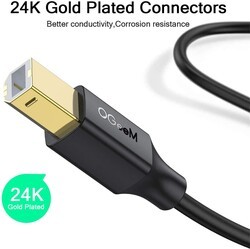 Qgeem QG-CVQ23 Usb Type-A To Usb Type-B Kablo 4.57M - 8
