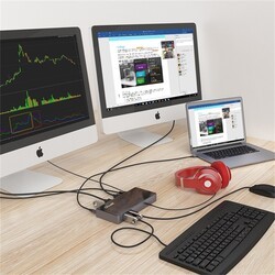 Qgeem QG-D6901 Type-C Usb Hub - 8