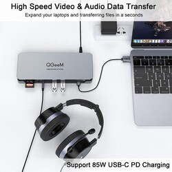 Qgeem QG-D6908 Type-C Usb Hub - 5