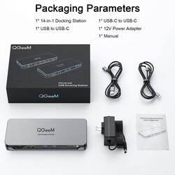 Qgeem QG-D6908 Type-C Usb Hub - 7