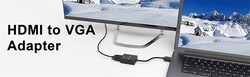 Qgeem QG-HD04 HDMI To VGA Dönüştürücü - 2