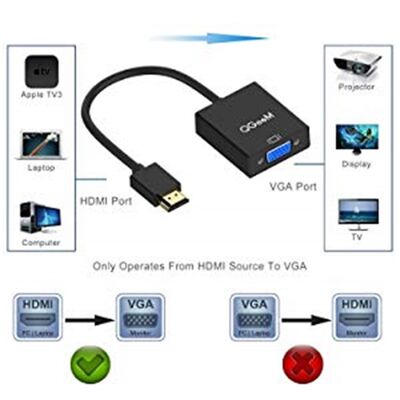 Qgeem QG-HD04 HDMI To VGA Dönüştürücü