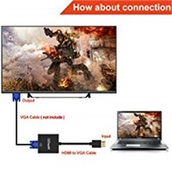 Qgeem QG-HD04 HDMI To VGA Dönüştürücü - 6