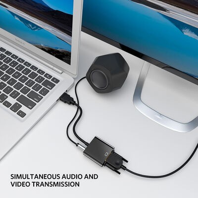 Qgeem QG-HD07 HDMI To VGA Dönüştürücü - 4