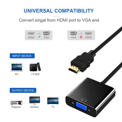 Qgeem QG-HD07 HDMI To VGA Dönüştürücü - 5