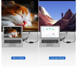 Qgeem QG-HD08 HDMI To VGA Dönüştürücü - 10