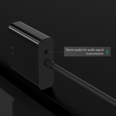 Qgeem QG-HD08 HDMI To VGA Dönüştürücü - 13