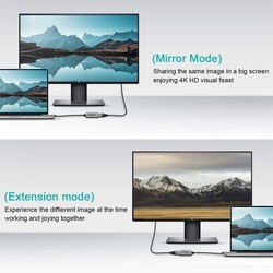 Qgeem QG-HD09 Mini Display Port To HDMI To Dönüştürücü - 3