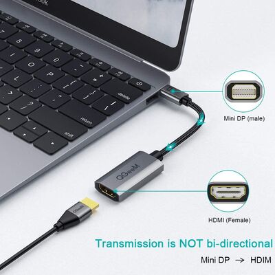 Qgeem QG-HD09 Mini Display Port To HDMI To Dönüştürücü - 4